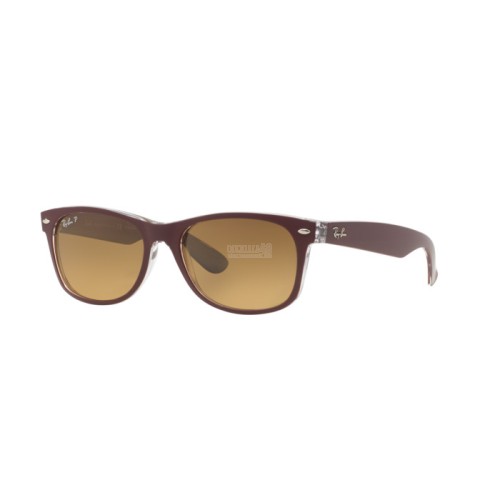 Occhiali da Sole Ray-Ban 0RB2132 NEW WAYFARER - TOP BORDEAUX ON TRANSPARENT 6054M2