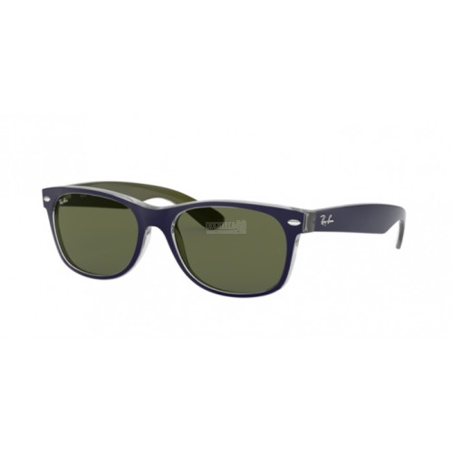 Occhiale da Sole Ray-Ban 0RB2132 NEW WAYFARER - MT BLUE/MILITARY GREEN 6188