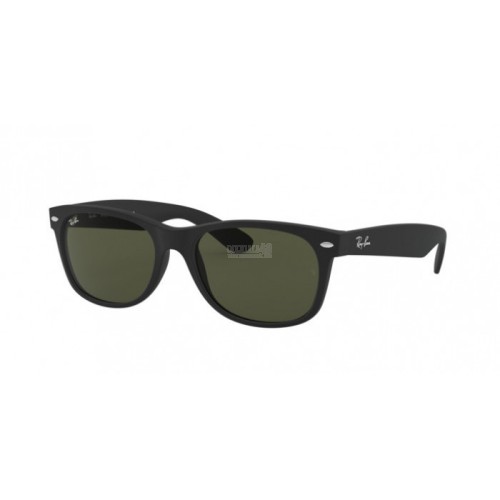 Occhiale da Sole Ray-Ban 0RB2132 NEW WAYFARER - BLACK RUBBER 622