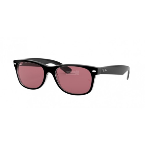 Occhiale da Sole Ray-Ban 0RB2132 NEW WAYFARER - BLACK/TRASPARENT 6398U0