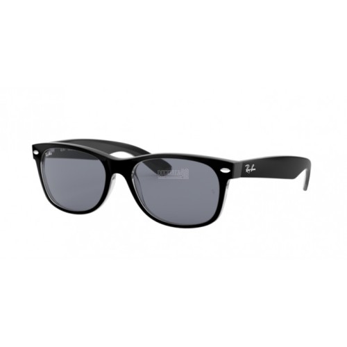 Occhiale da Sole Ray-Ban 0RB2132 NEW WAYFARER - BLACK/TRASPARENT 6398Y5