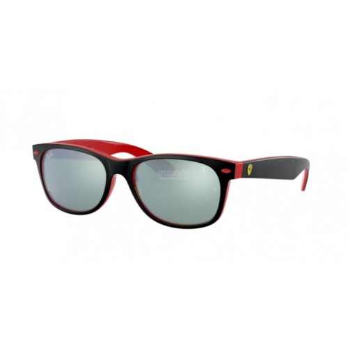Occhiale da Sole Ray-Ban 0RB2132M NEW WAYFARER - TOP MATTE BLACK ON RED F63830