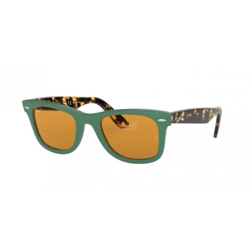 Occhiale da Sole Ray-Ban 0RB2140 WAYFARER - GREEN 1240N9