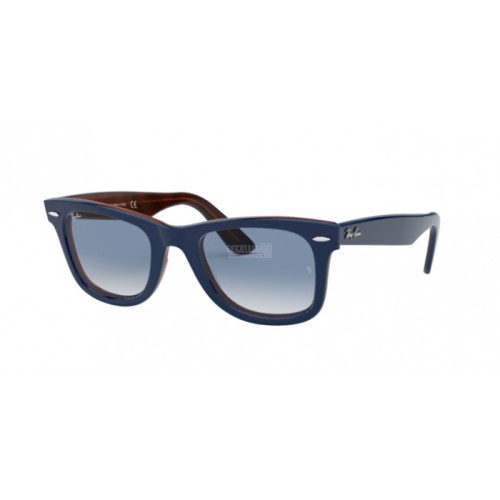 Occhiale da Sole Ray-Ban 0RB2140 WAYFARER - TOP BLUE ON RED HAVANA 12783F