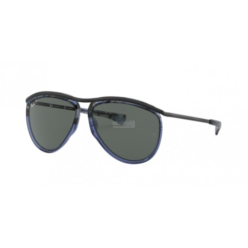 Occhiale da Sole Ray-Ban 0RB2219 OLYMPIAN AVIATOR - GRADIENT HAVANA BLUE 128802