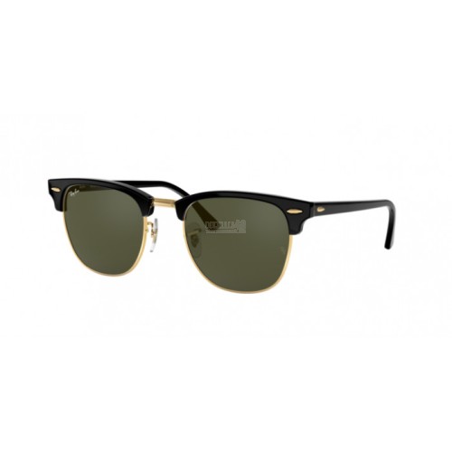 Occhiale da Sole Ray-Ban 0RB3016 CLUBMASTER - EBONY/ ARISTA W0365