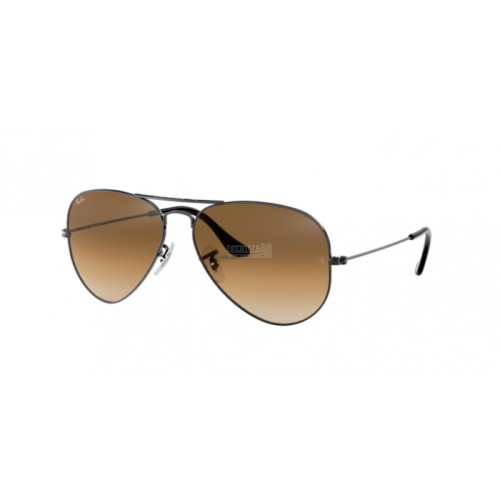Occhiale da Sole Ray-Ban 0RB3025 AVIATOR LARGE METAL - GUNMETAL 004/51