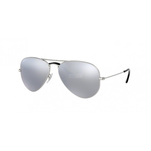 Occhiale da Sole Ray-Ban 0RB3025 AVIATOR LARGE METAL - MATTE SILVER 019/W3