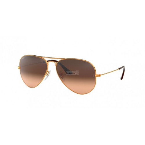 Occhiale da Sole Ray-Ban 0RB3025 AVIATOR LARGE METAL - SHINY LIGHT BRONZE 9001A5