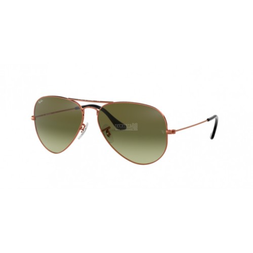 Occhiale da Sole Ray-Ban 0RB3025 AVIATOR LARGE METAL - SHINY MEDIUM BRONZE 9002A6