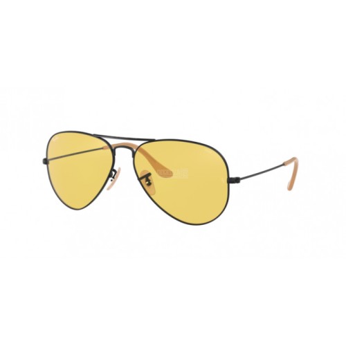 Occhiale da Sole Ray-Ban 0RB3025 AVIATOR LARGE METAL - MATTE BLACK 90664A