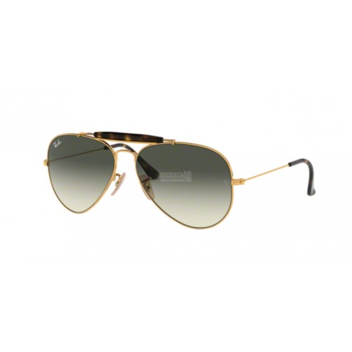 Occhiale da Sole Ray-Ban 0RB3029 OUTDOORSMAN II - GOLD 181/71