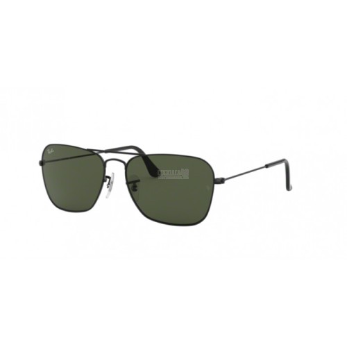 Occhiale da Sole Ray-Ban 0RB3136 CARAVAN - MATTE BLACK W3338