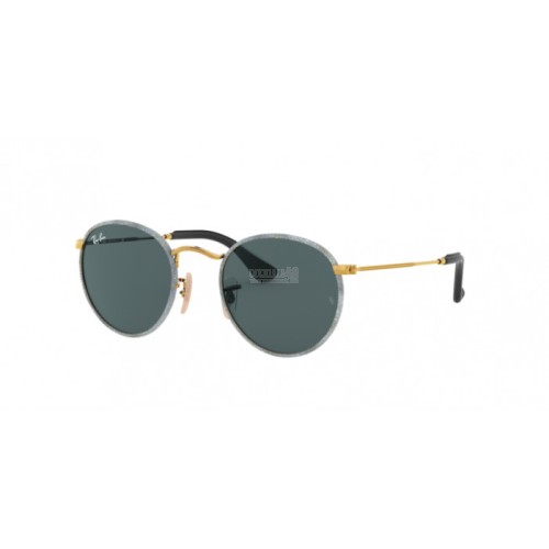 Occhiale da Sole Ray-Ban 0RB3475Q ROUND CRAFT - GOLD/BLUE JEANS 9193R5