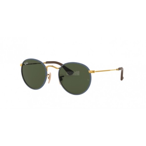 Occhiale da Sole Ray-Ban 0RB3475Q ROUND CRAFT - GOLD/BLUE JEANS 919431