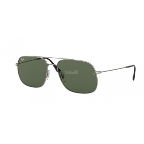 Occhiale da Sole Ray-Ban 0RB3595 ANDREA - RUBBER SILVER 911671