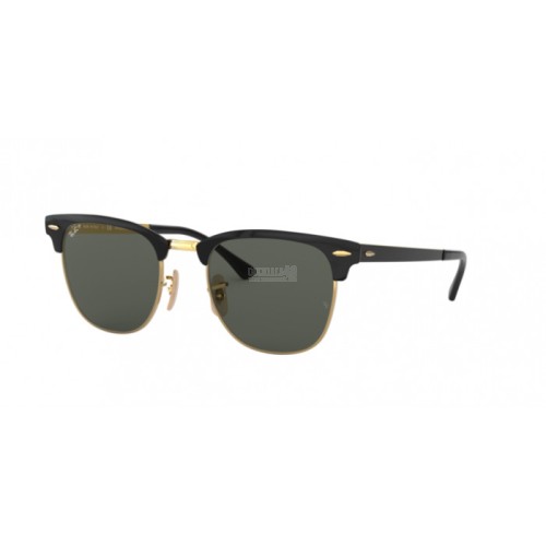 Occhiale da Sole Ray-Ban 0RB3716 CLUBMASTER METAL - GOLD TOP BLACK 187/58