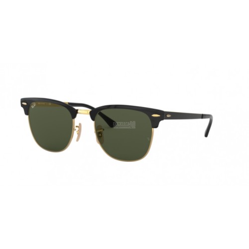Occhiale da Sole Ray-Ban 0RB3716 CLUBMASTER METAL - GOLD TOP ON BLACK 187
