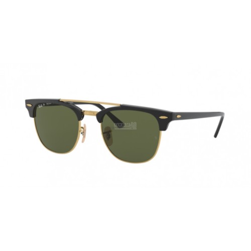 Occhiale da Sole Ray-Ban 0RB3816 CLUBMASTER DOUBLEBRIDGE - BLACK 901/58