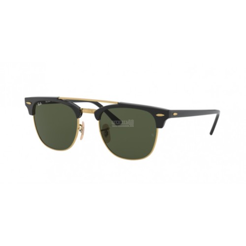 Occhiale da Sole Ray-Ban 0RB3816 CLUBMASTER DOUBLEBRIDGE - BLACK 901