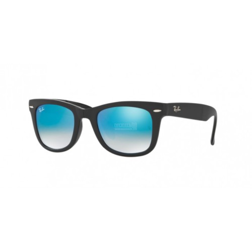 Occhiale da Sole Ray-Ban 0RB4105 FOLDING WAYFARER - MATTE BLACK 60694O