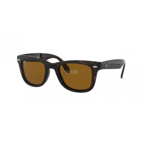 Occhiale da Sole Ray-Ban 0RB4105 FOLDING WAYFARER - LIGHT HAVANA 710