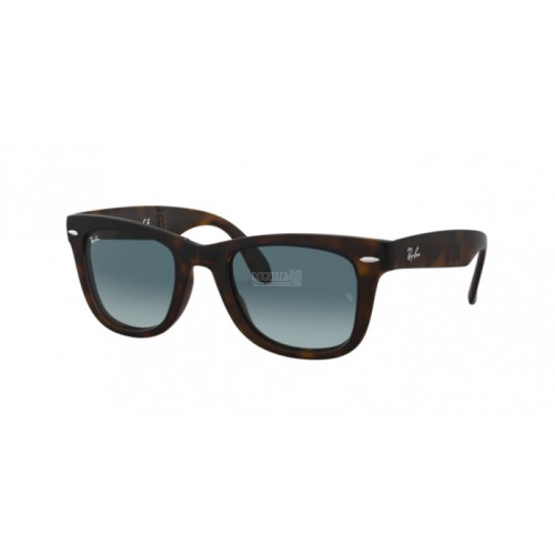Occhiale da Sole Ray-Ban 0RB4105 FOLDING WAYFARER - MATTE HAVANA 894/3M