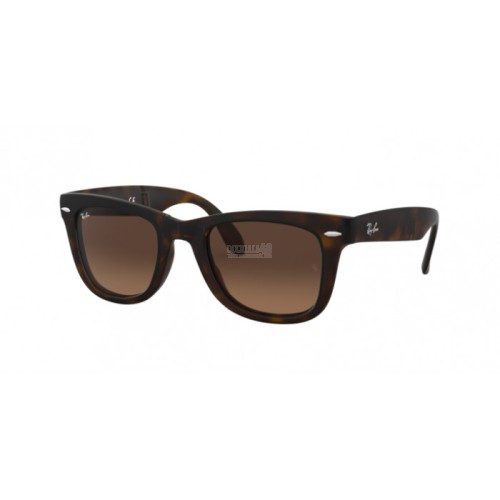 Occhiale da Sole Ray-Ban 0RB4105 FOLDING WAYFARER - MATTE HAVANA 894/43