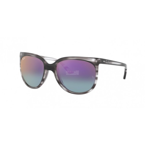 Occhiale da Sole Ray-Ban 0RB4126 CATS 1000 - STRIPPED GREY HAVANA 6430T6