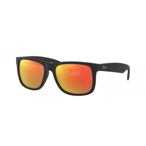 Occhiale da Sole Ray-Ban 0RB4165 JUSTIN - RUBBER BLACK 622/6Q