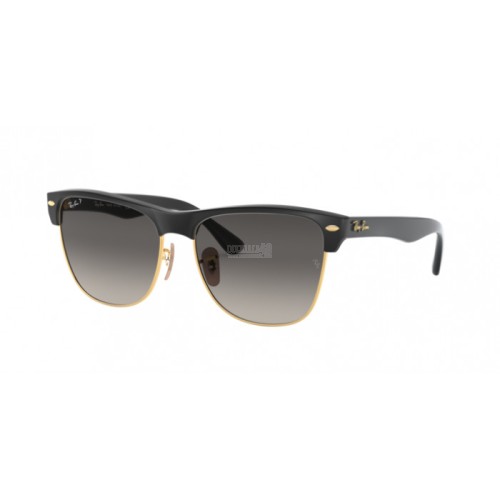 Occhiale da Sole Ray-Ban 0RB4175 CLUBMASTER OVERSIZED - DEMI GLOSS BLACK 877/M3