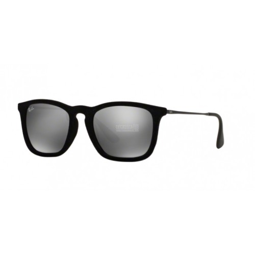Occhiale da Sole Ray-Ban 0RB4187 CHRIS - FLOCK BLACK 60756G