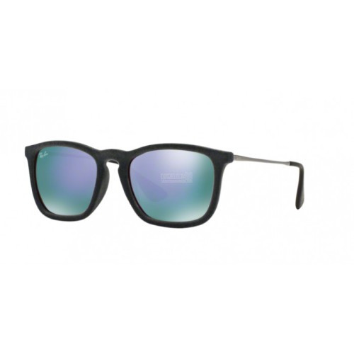 Occhiale da Sole Ray-Ban 0RB4187 CHRIS - FLOCK GREY 60774V