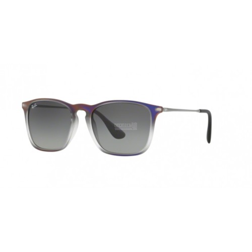 Occhiale da Sole Ray-Ban 0RB4187 CHRIS - VIOLET SHOT ON BLACK 622311
