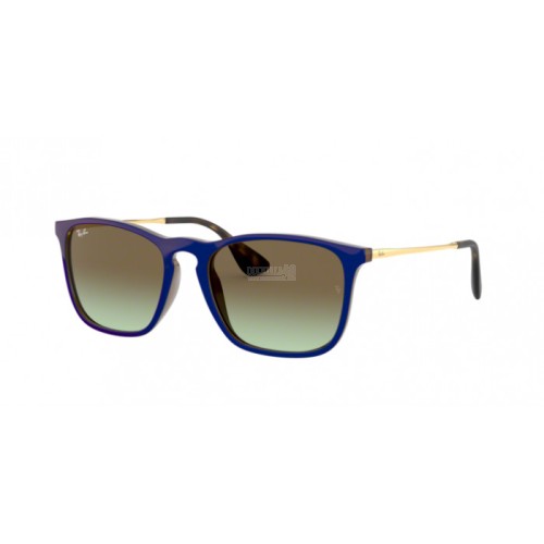 Occhiale da Sole Ray-Ban 0RB4187 CHRIS - TRASPARENT BROWN SP BLU 6315E8