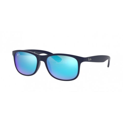 Occhiale da Sole Ray-Ban 0RB4202 ANDY - SHINY BLUE ON MATTE TOP 615355