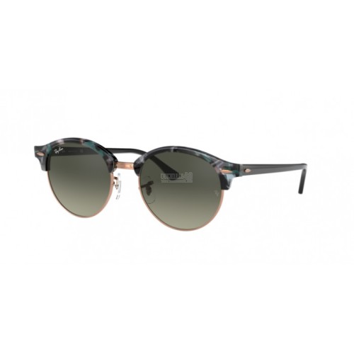Occhiale da Sole Ray-Ban 0RB4246 CLUBROUND - SPOTTED GREY/GREEN 125571