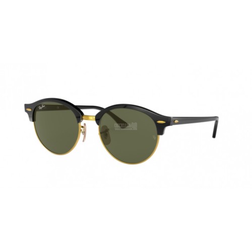 Occhiale da Sole Ray-Ban 0RB4246 CLUBROUND - BLACK 901