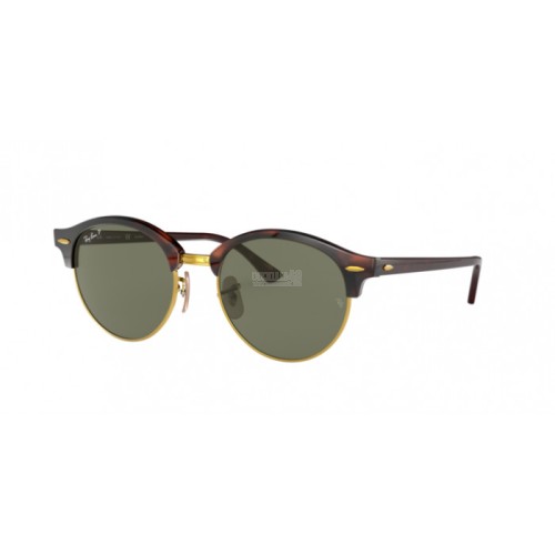 Occhiale da Sole Ray-Ban 0RB4246 CLUBROUND - RED HAVANA 990/58