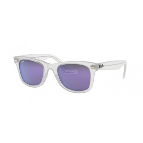 Occhiale da Sole Ray-Ban 0RB4340 WAYFARER - MATTE TRASPARENT 646/1M