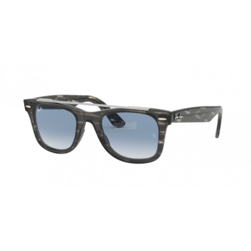 Occhiale da Sole Ray-Ban 0RB4540 WAYFARER - STRIPPED GREY 64123F