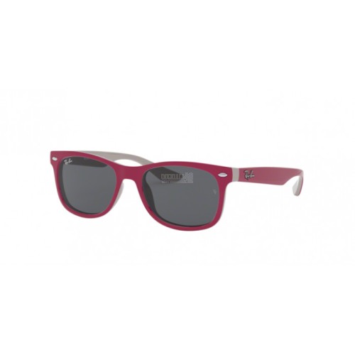Occhiale da Sole Ray-Ban Junior 0RJ9052S JUNIOR NEW WAYFARER - TOP RED FUXIA ON GRAY 177/87