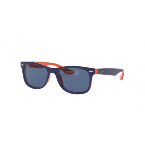 Occhiale da Sole Ray-Ban Junior 0RJ9052S JUNIOR NEW WAYFARER - TOP BLUE ON ORANGE 178/80