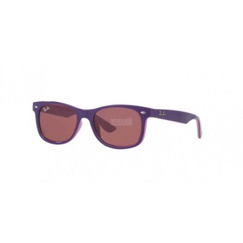 Occhiale da Sole Ray-Ban Junior 0RJ9052S JUNIOR NEW WAYFARER - TOP VIOLET ON PINK 179/84