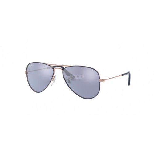 Occhiale da Sole Ray-Ban Junior 0RJ9506S JUNIOR AVIATOR - COPPER TOP ON BLUE 264/1U