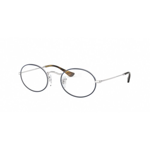 Occhiale da Vista RAY-BAN VISTA 0RX3547V OVAL - SILVER ON TOP BLUE 2970
