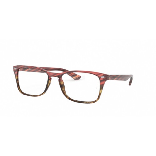 Occhiale da Vista RAY-BAN VISTA 0RX5228M - PINK GRADIENT BEIGE STRIPPED 5838