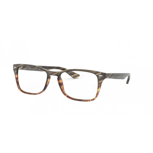 Occhiale da Vista RAY-BAN VISTA 0RX5228M - GREEN GRADIENT BROWN STRIPPED 5840