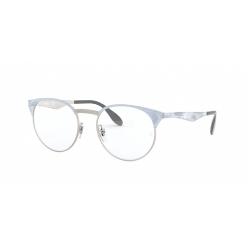 Occhiale da Vista RAY-BAN VISTA 0RX6406 - SILVER ON TOP WHITE MOVE 3026