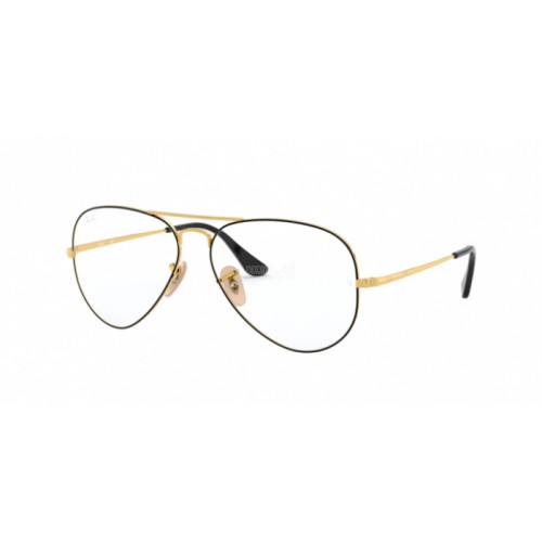 Occhiale da Vista RAY-BAN VISTA 0RX6489 AVIATOR - GOLD ON TOP BLACK 2946